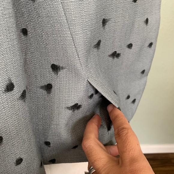 AKRIS Punto gray dotted wool blend jacket - Picture 7 of 10